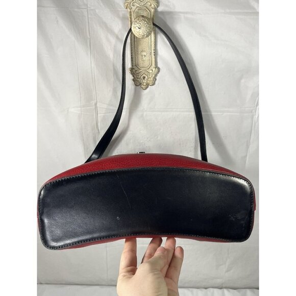 LA TOUR EIFFEL Pebble Leather Purse bucket bag tote Paris - Picture 11 of 16